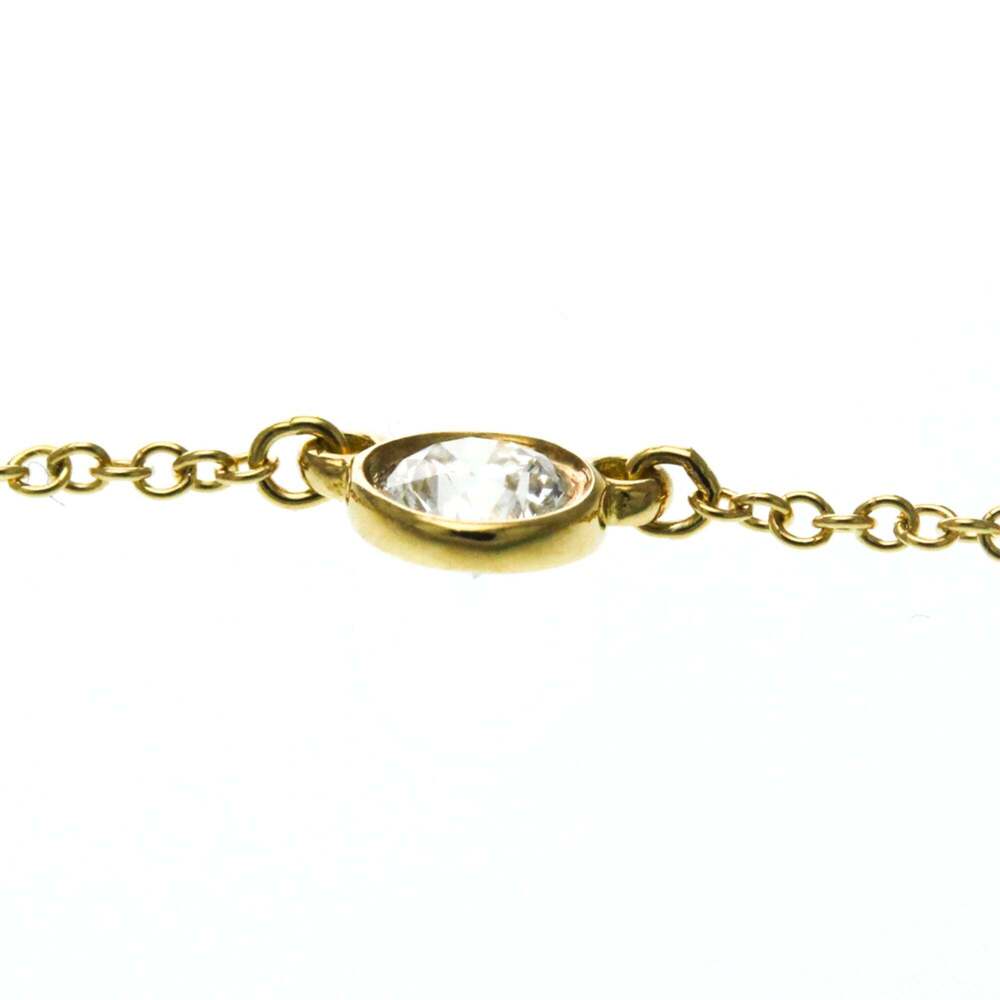 TIFFANY Authentic 18k Gold Diamond Necklace - Picture 13 of 15